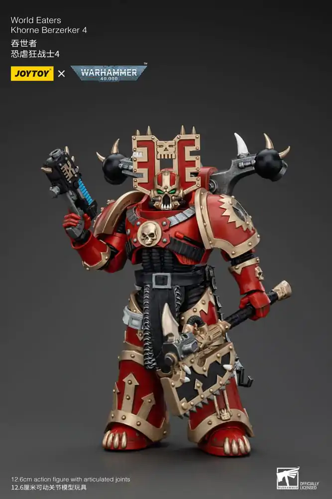 Warhammer 40k Actionfigur 1/18 World Eaters Khorne Berzerker 4 13 cm termékfotó