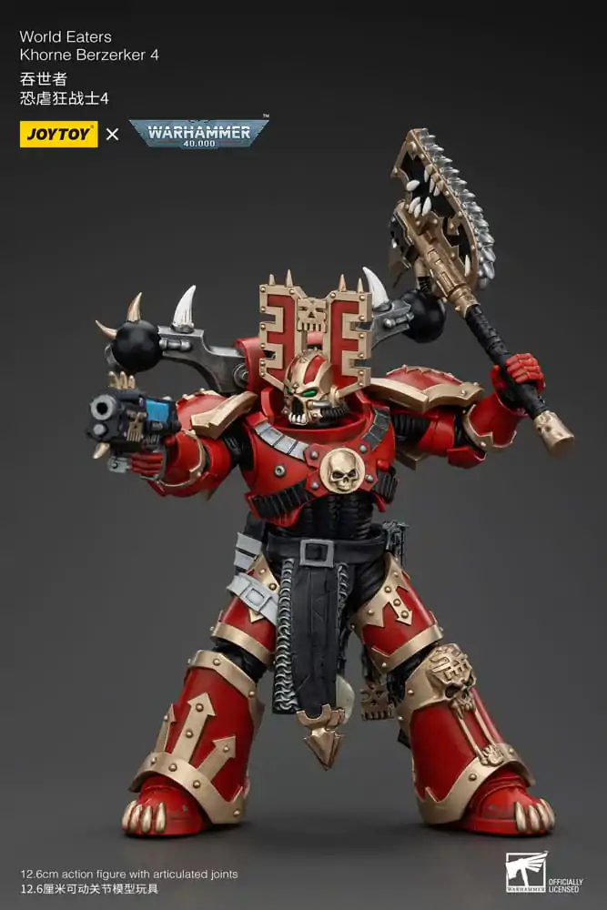 Warhammer 40k Actionfigur 1/18 World Eaters Khorne Berzerker 4 13 cm termékfotó