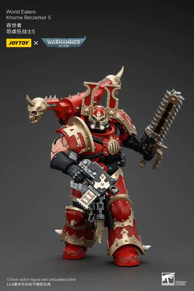 Warhammer 40k Actionfigur 1/18 World Eaters Khorne Berzerker 5 13 cm termékfotó