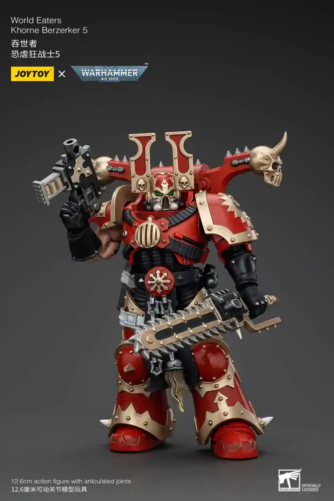 Warhammer 40k Actionfigur 1/18 World Eaters Khorne Berzerker 5 13 cm termékfotó