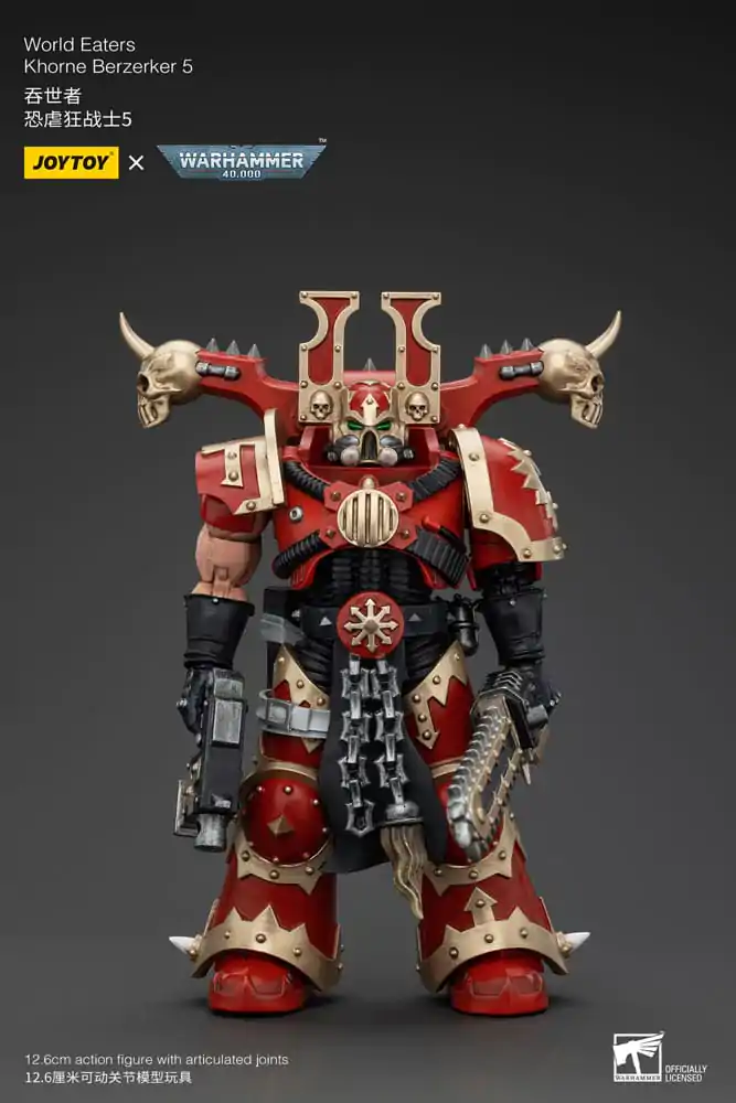 Warhammer 40k Actionfigur 1/18 World Eaters Khorne Berzerker 5 13 cm termékfotó