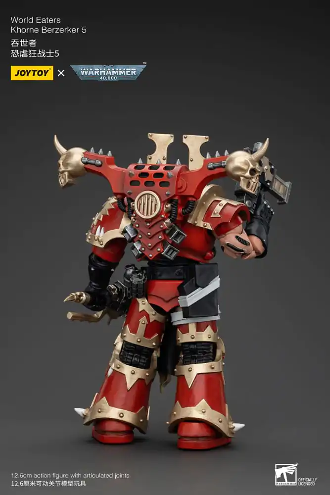 Warhammer 40k Actionfigur 1/18 World Eaters Khorne Berzerker 5 13 cm termékfotó