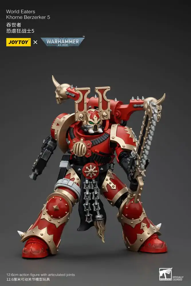 Warhammer 40k Actionfigur 1/18 World Eaters Khorne Berzerker 5 13 cm termékfotó