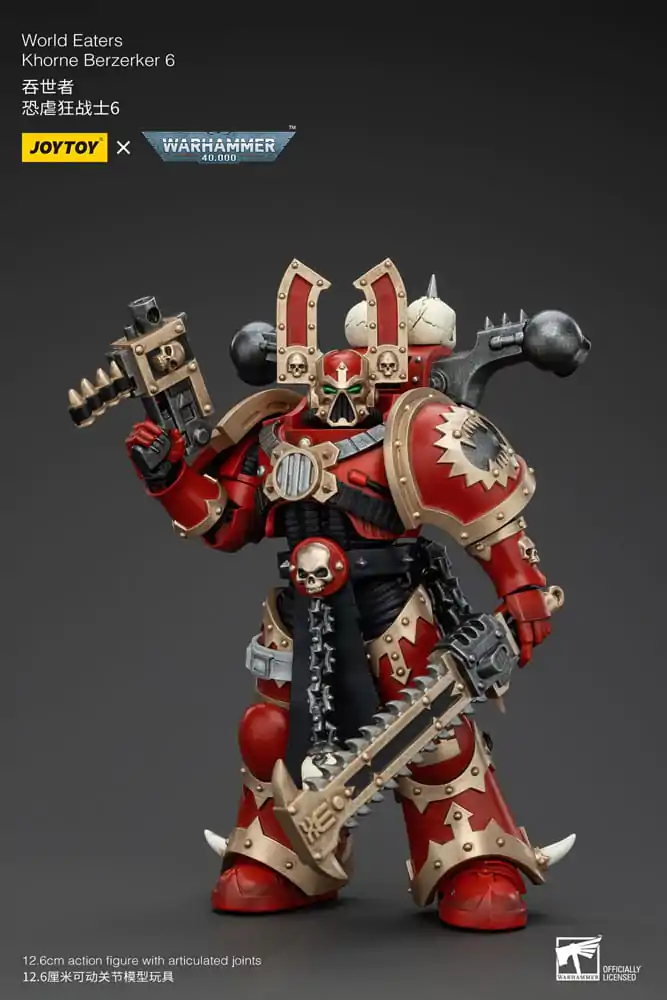 Warhammer 40k Actionfigur 1/18 World Eaters Khorne Berzerker 6 13 cm termékfotó