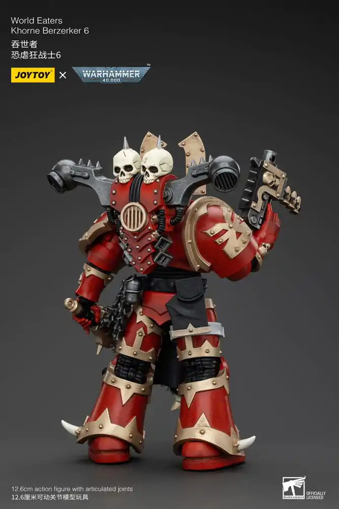 Warhammer 40k Actionfigur 1/18 World Eaters Khorne Berzerker 6 13 cm termékfotó