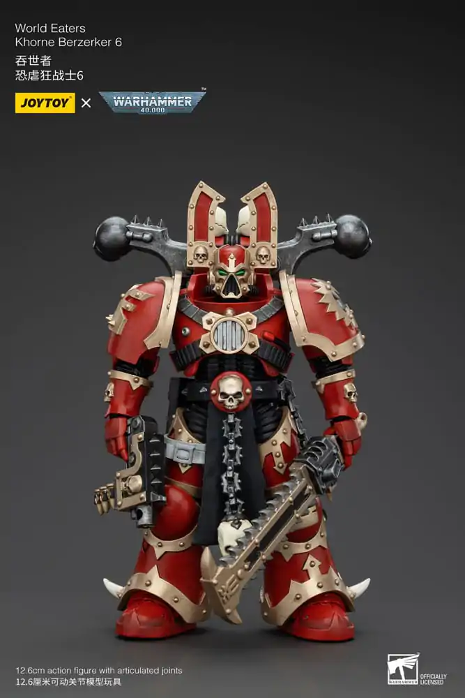 Warhammer 40k Actionfigur 1/18 World Eaters Khorne Berzerker 6 13 cm termékfotó