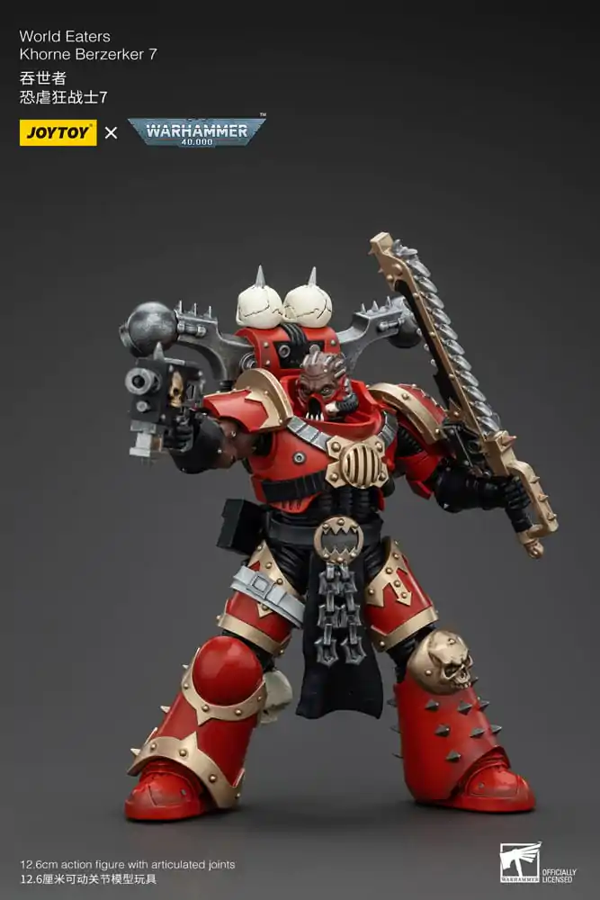 Warhammer 40k Actionfigur 1/18 World Eaters Khorne Berzerker 7 13 cm termékfotó