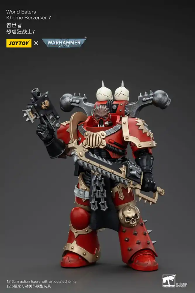 Warhammer 40k Actionfigur 1/18 World Eaters Khorne Berzerker 7 13 cm termékfotó