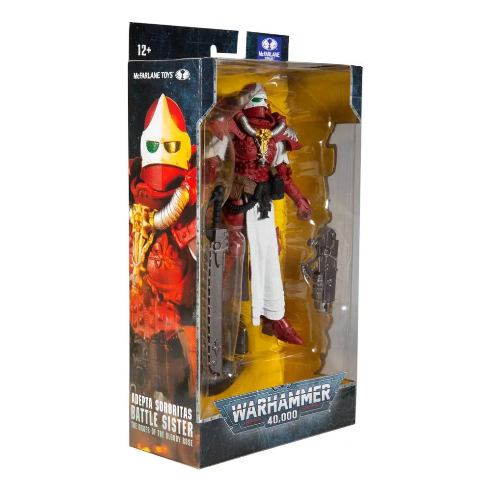 Warhammer 40k Actionfigur Adepta Sororitas Battle Sister (Order of The Bloody Rose) 18 cm Produktfoto
