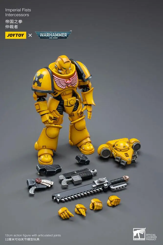 Warhammer 40k Actionfigur 1/18 Imperial Fists Intercessors 12 cm Produktfoto
