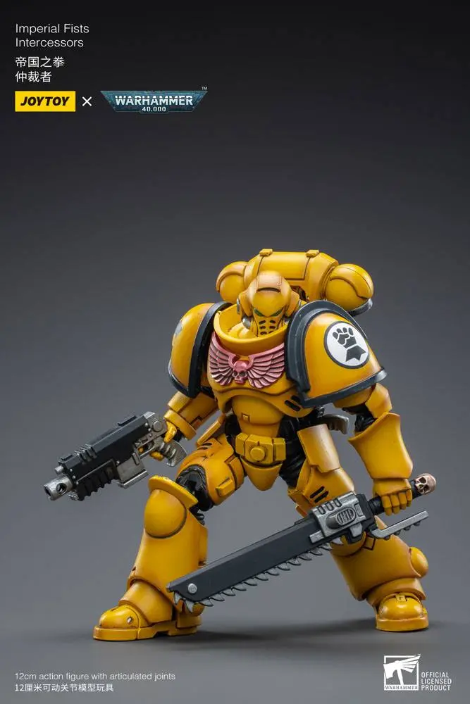 Warhammer 40k Actionfigur 1/18 Imperial Fists Intercessors 12 cm Produktfoto