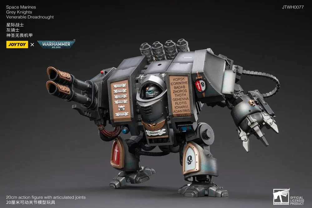 Warhammer 40k Actionfigur 1/18 Grey Knights Venerable Dreadnought Produktfoto