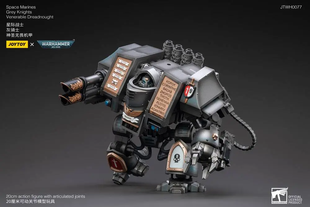 Warhammer 40k Actionfigur 1/18 Grey Knights Venerable Dreadnought Produktfoto