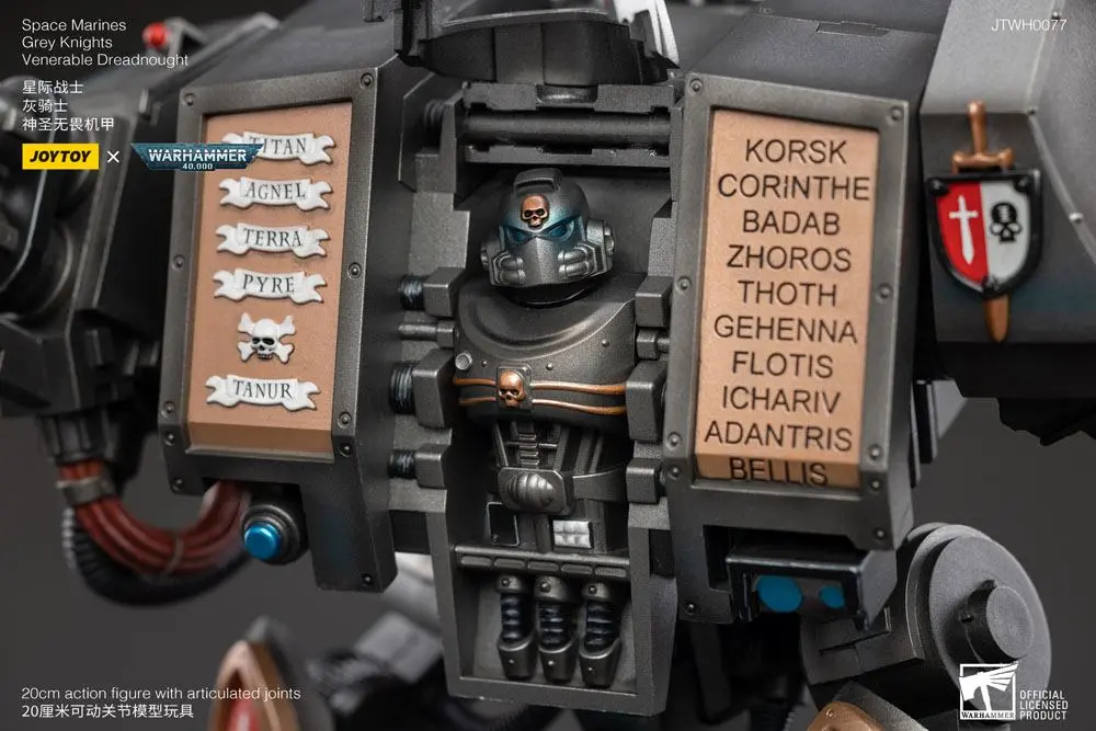 Warhammer 40k Actionfigur 1/18 Grey Knights Venerable Dreadnought Produktfoto