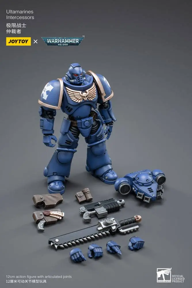 Warhammer 40k Actionfigur 1/18 Ultramarines Intercessors 12 cm Produktfoto