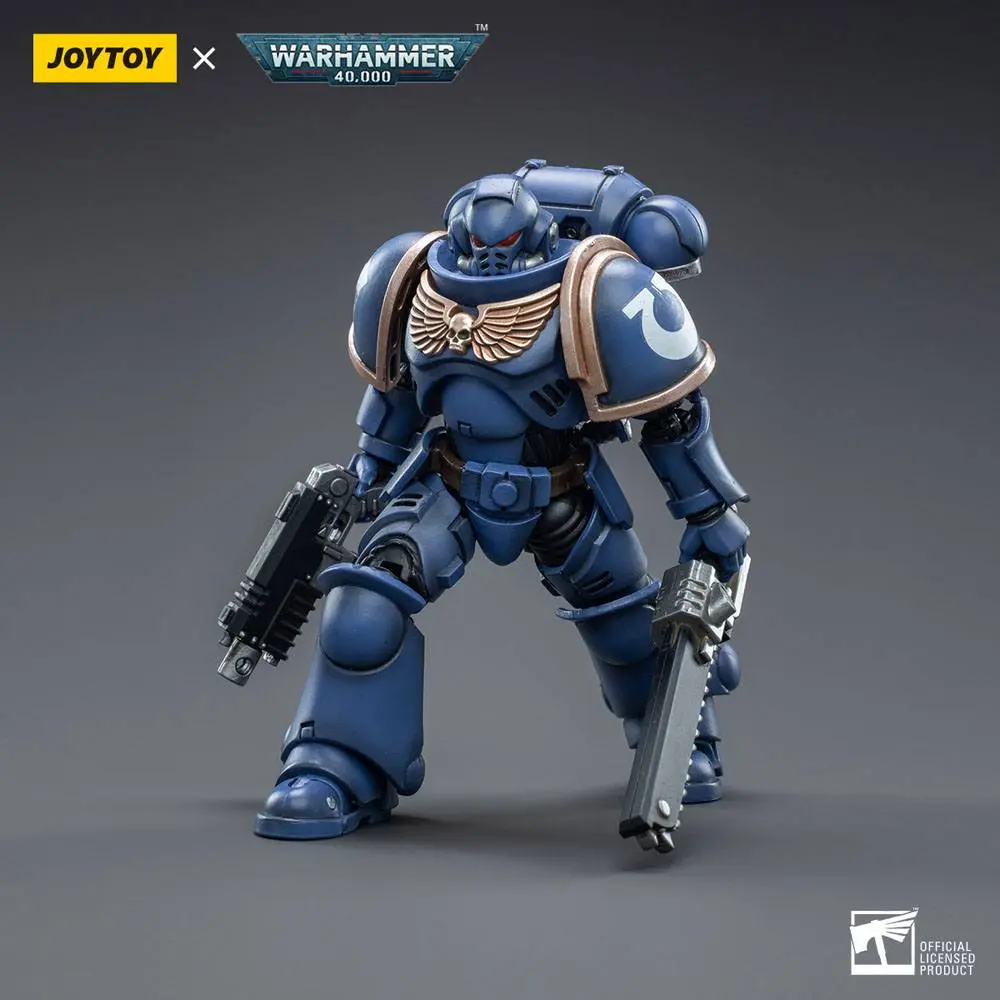 Warhammer 40k Actionfigur 1/18 Ultramarines Intercessors 12 cm Produktfoto