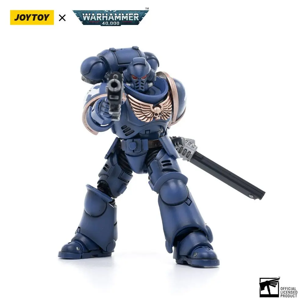Warhammer 40k Actionfigur 1/18 Ultramarines Intercessors 12 cm Produktfoto