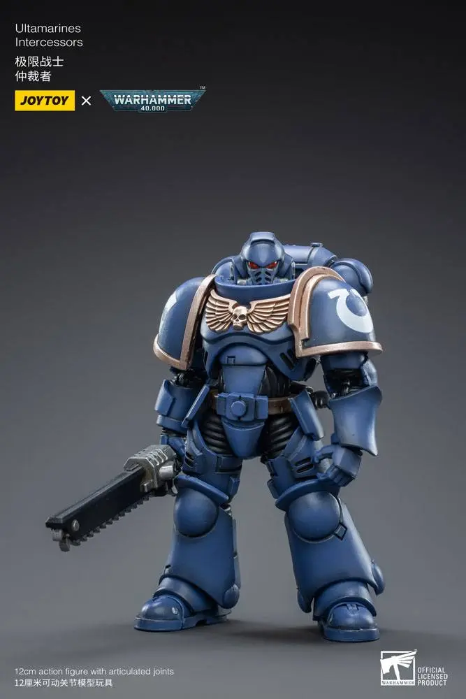 Warhammer 40k Actionfigur 1/18 Ultramarines Intercessors 12 cm Produktfoto