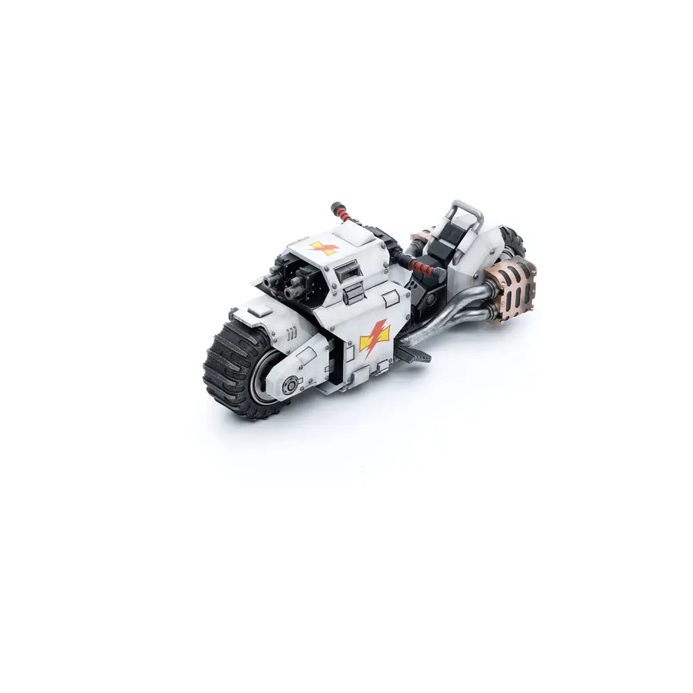 Warhammer 40k Fahrzeug 1/18 White Scars Raider-pattern Combat Bike 22 cm Produktfoto