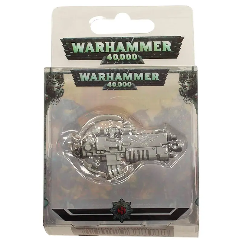 Warhammer 40K Metall-Schlüsselanhänger Bolter Metallic Finish termékfotó