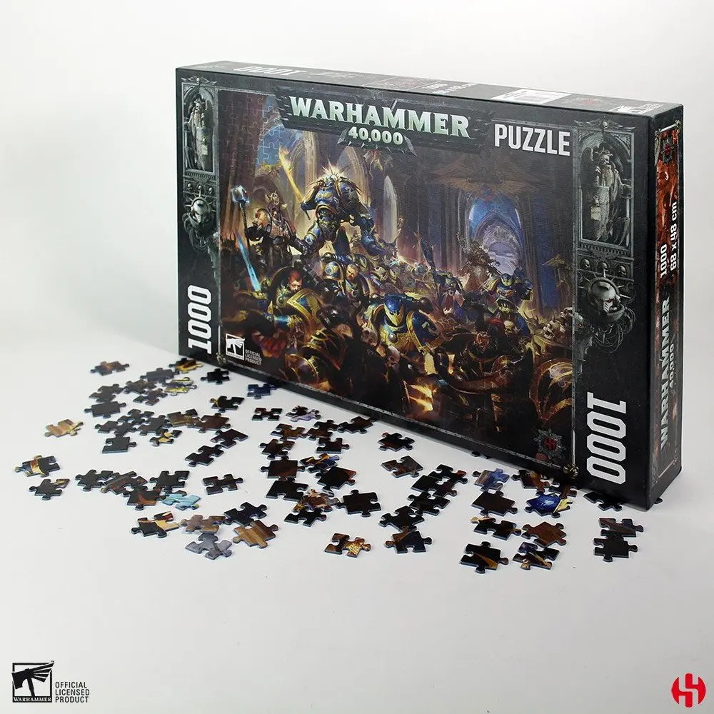 Warhammer 40K Puzzle Gulliman vs Black Legion (1000 Teile) Produktfoto