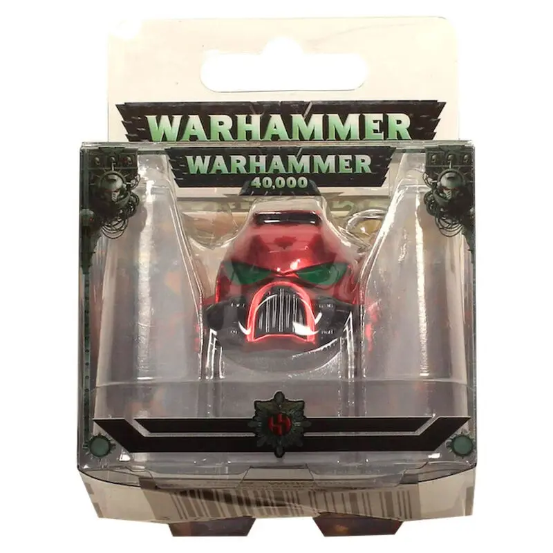 Warhammer 40K Metall-Schlüsselanhänger Space Marine MKVII Helmet Blood Angels termékfotó