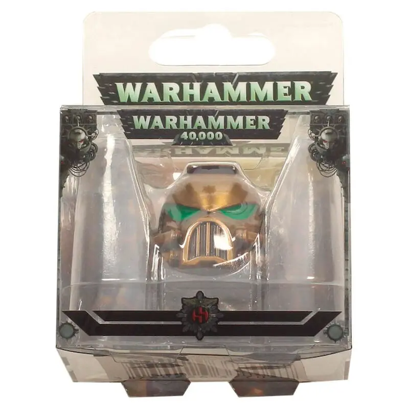 Warhammer 40K Metall-Schlüsselanhänger Space Marine MKVII Helmet Gold termékfotó
