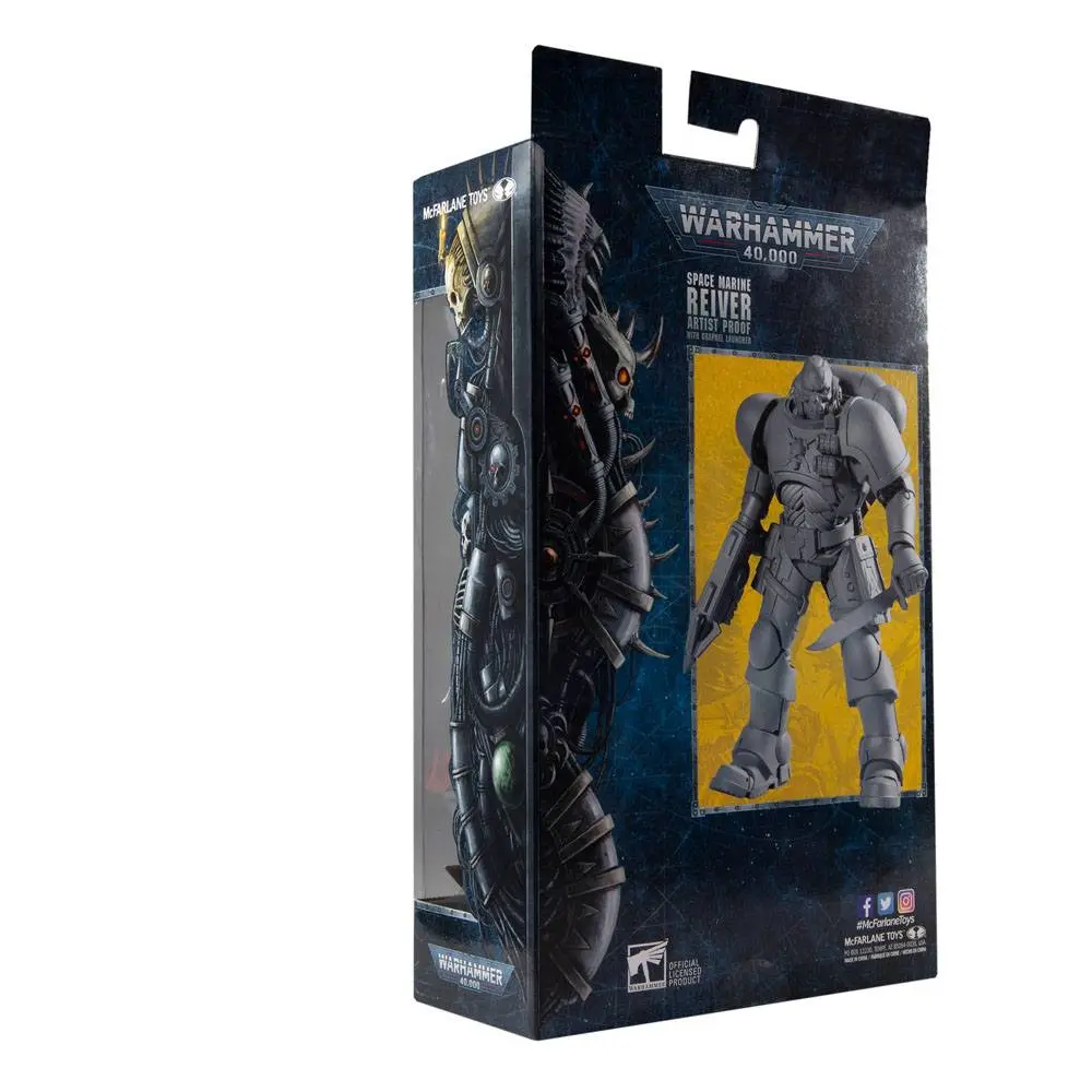 Warhammer 40k Actionfigur Space Marine Reiver (Artist Proof) with Grapnel Launcher 18 cm Produktfoto