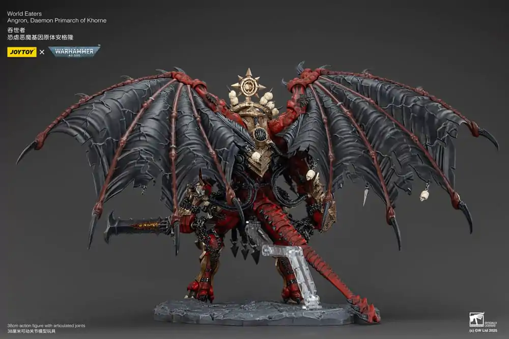 Warhammer 40k Actionfigur World Eaters Angron Daemon Primarch of Khorne 48 cm Produktfoto