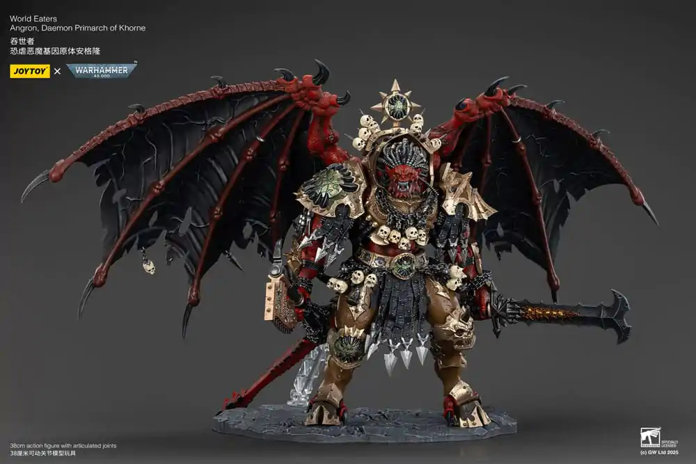 Warhammer 40k Actionfigur World Eaters Angron Daemon Primarch of Khorne 48 cm Produktfoto