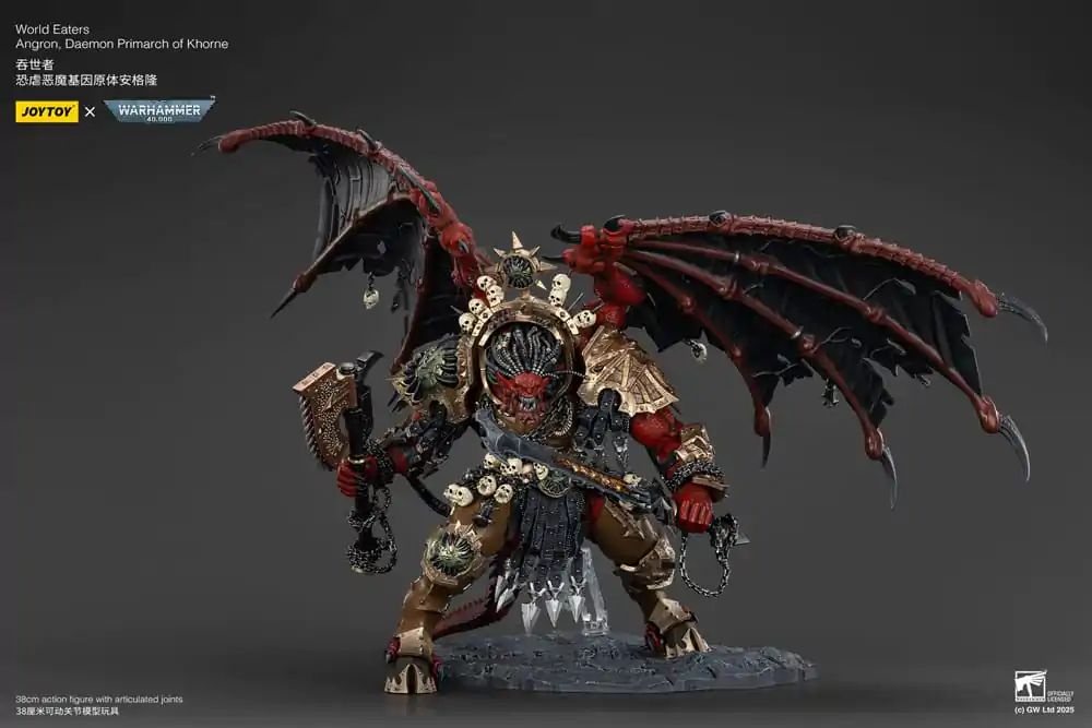 Warhammer 40k Actionfigur World Eaters Angron Daemon Primarch of Khorne 48 cm Produktfoto