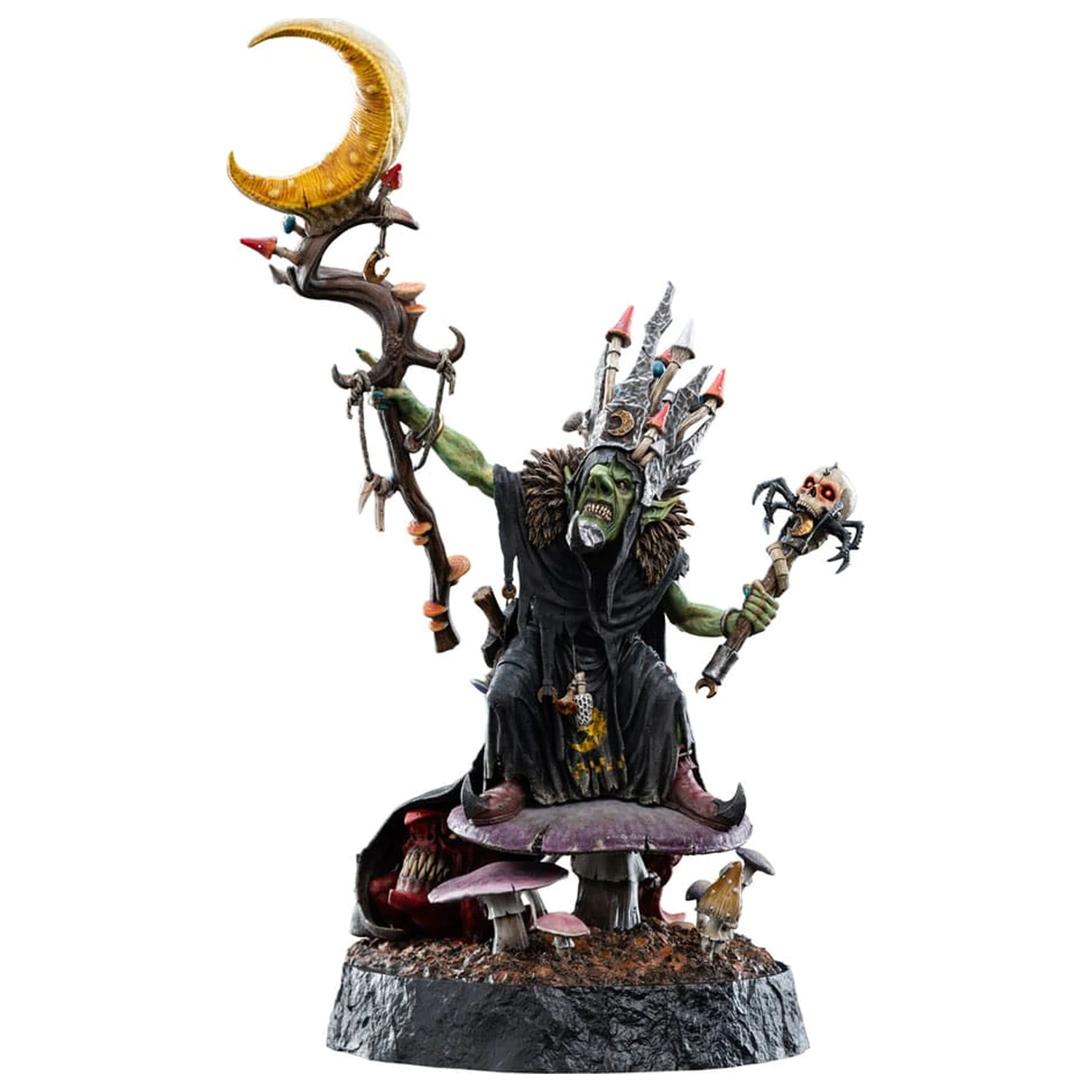 Warhammer: Age of Sigmar Statue 1/6 Skragrott the Loonking Limitierte Edition 41 cm Produktfoto