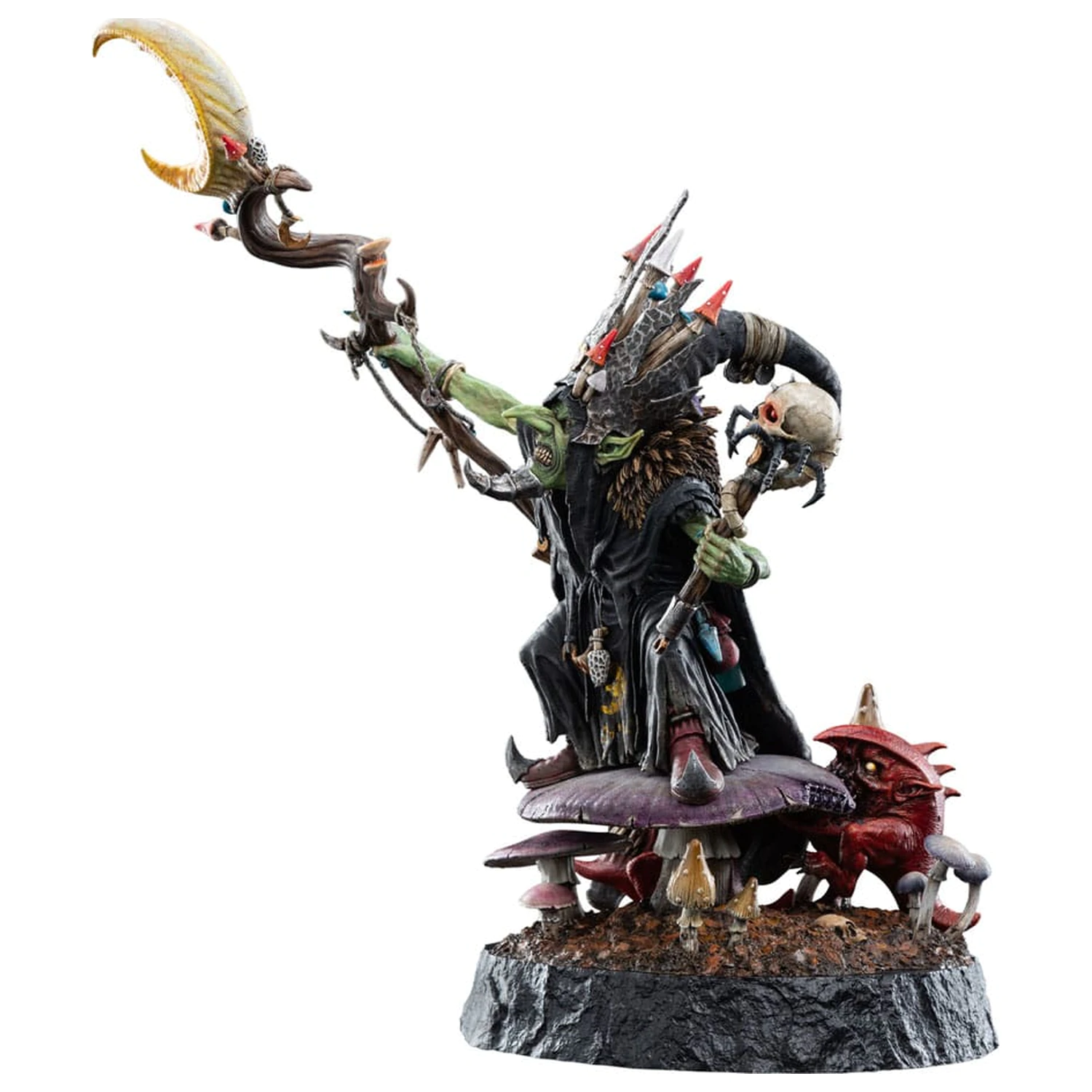 Warhammer: Age of Sigmar Statue 1/6 Skragrott the Loonking Limitierte Edition 41 cm Produktfoto