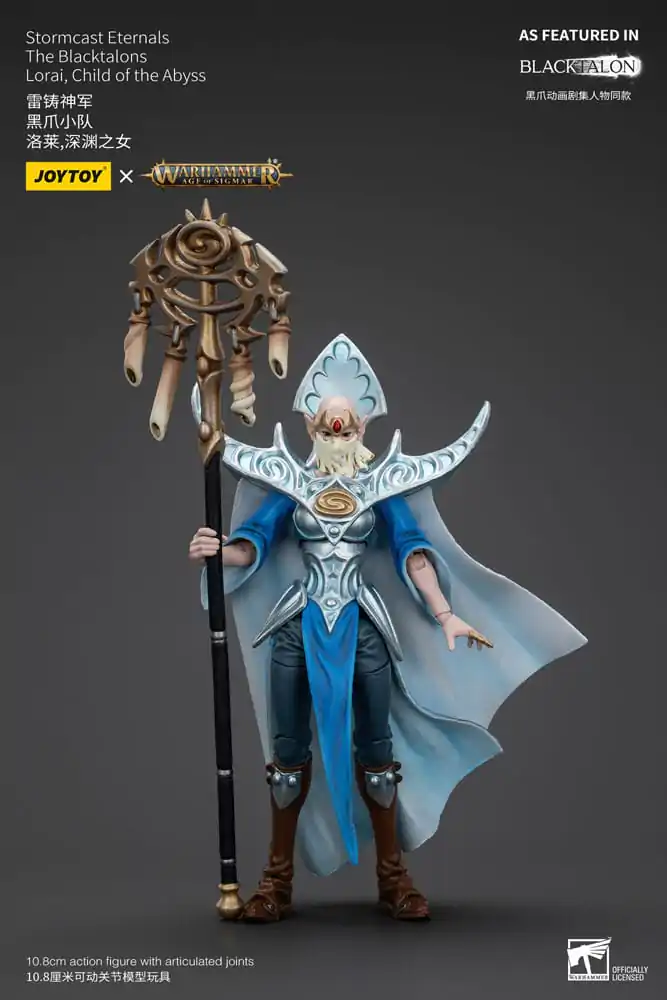 Warhammer Age of Sigmar Actionfigur Stormcast Eternals The Blacktalons Lorai Child of the Abyss 20 cm Produktfoto