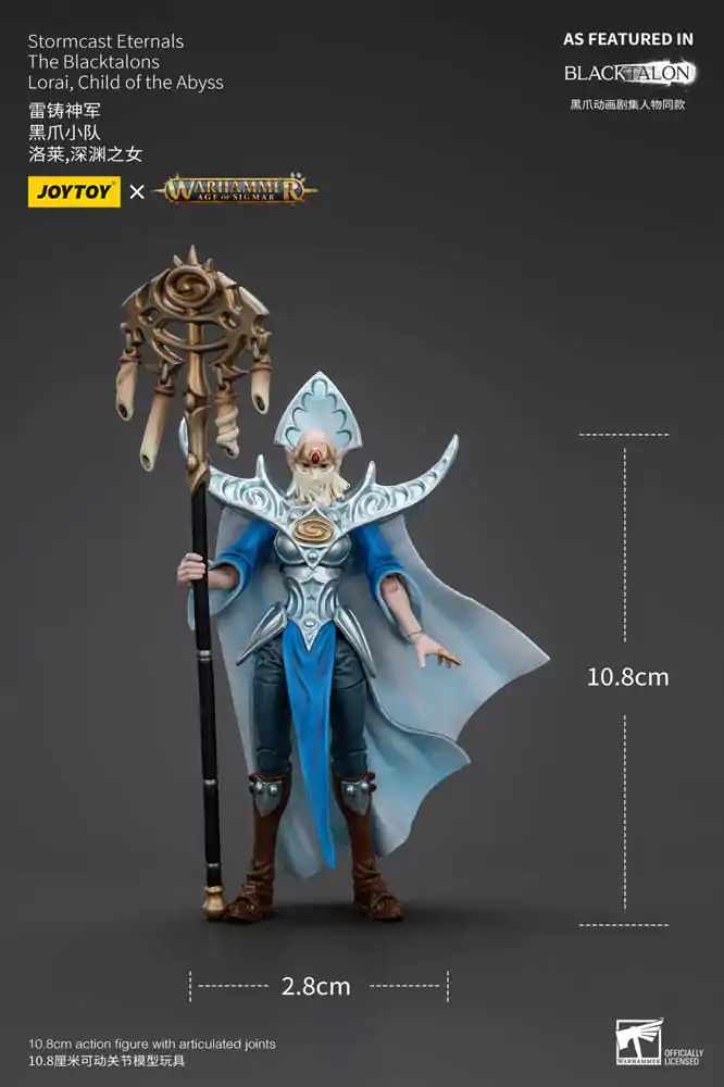 Warhammer Age of Sigmar Actionfigur Stormcast Eternals The Blacktalons Lorai Child of the Abyss 20 cm Produktfoto