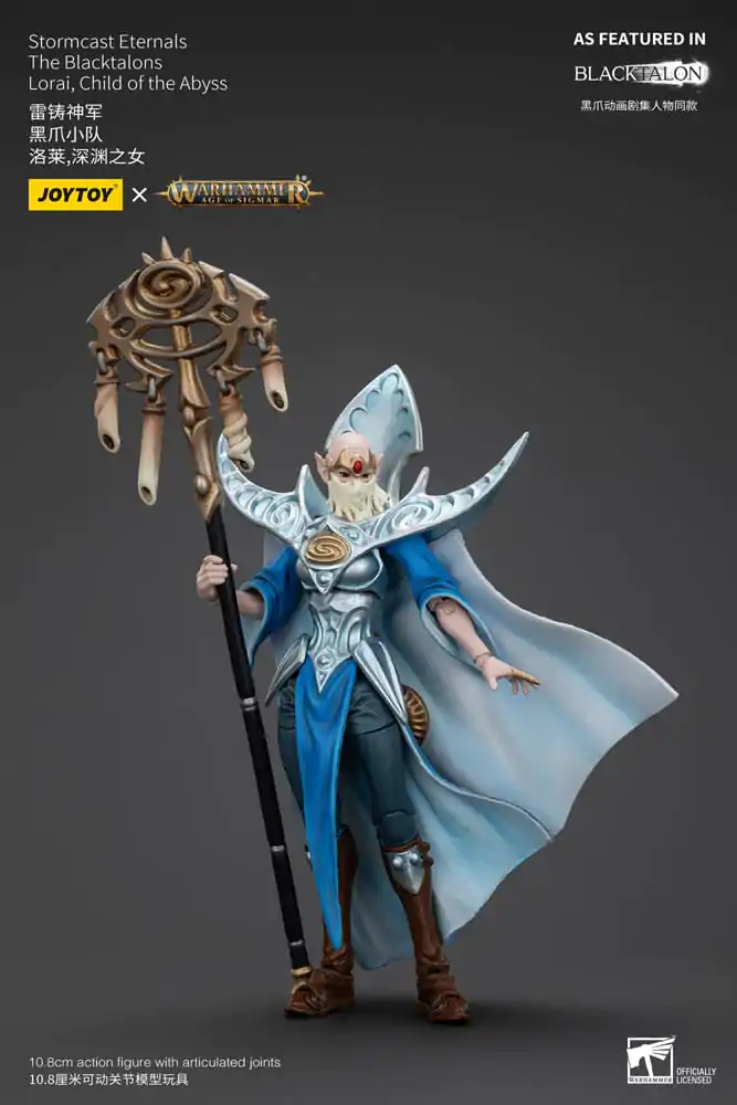 Warhammer Age of Sigmar Actionfigur Stormcast Eternals The Blacktalons Lorai Child of the Abyss 20 cm Produktfoto