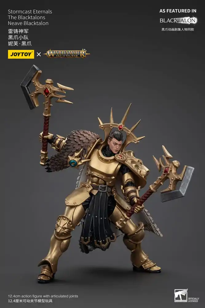 Warhammer Age of Sigmar Actionfigur Stormcast Eternals The Blacktalons Neave Blacktalon 20 cm Produktfoto