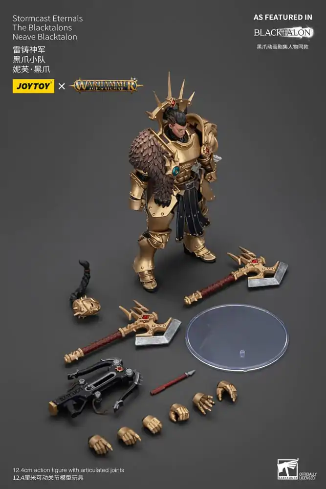 Warhammer Age of Sigmar Actionfigur Stormcast Eternals The Blacktalons Neave Blacktalon 20 cm Produktfoto