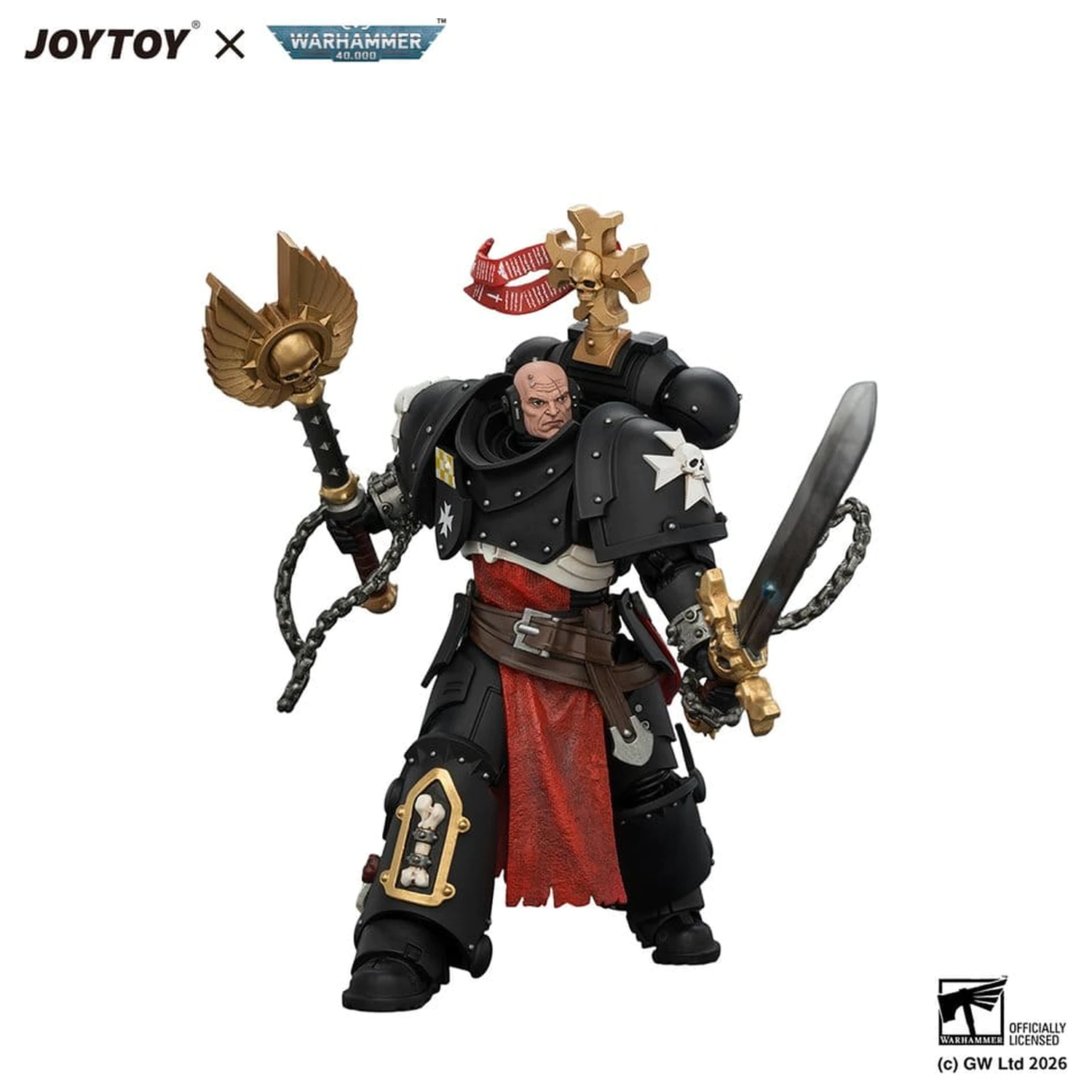 Warhammer Action-Figur Black Templars Execrator 1 12 cm Produktfoto
