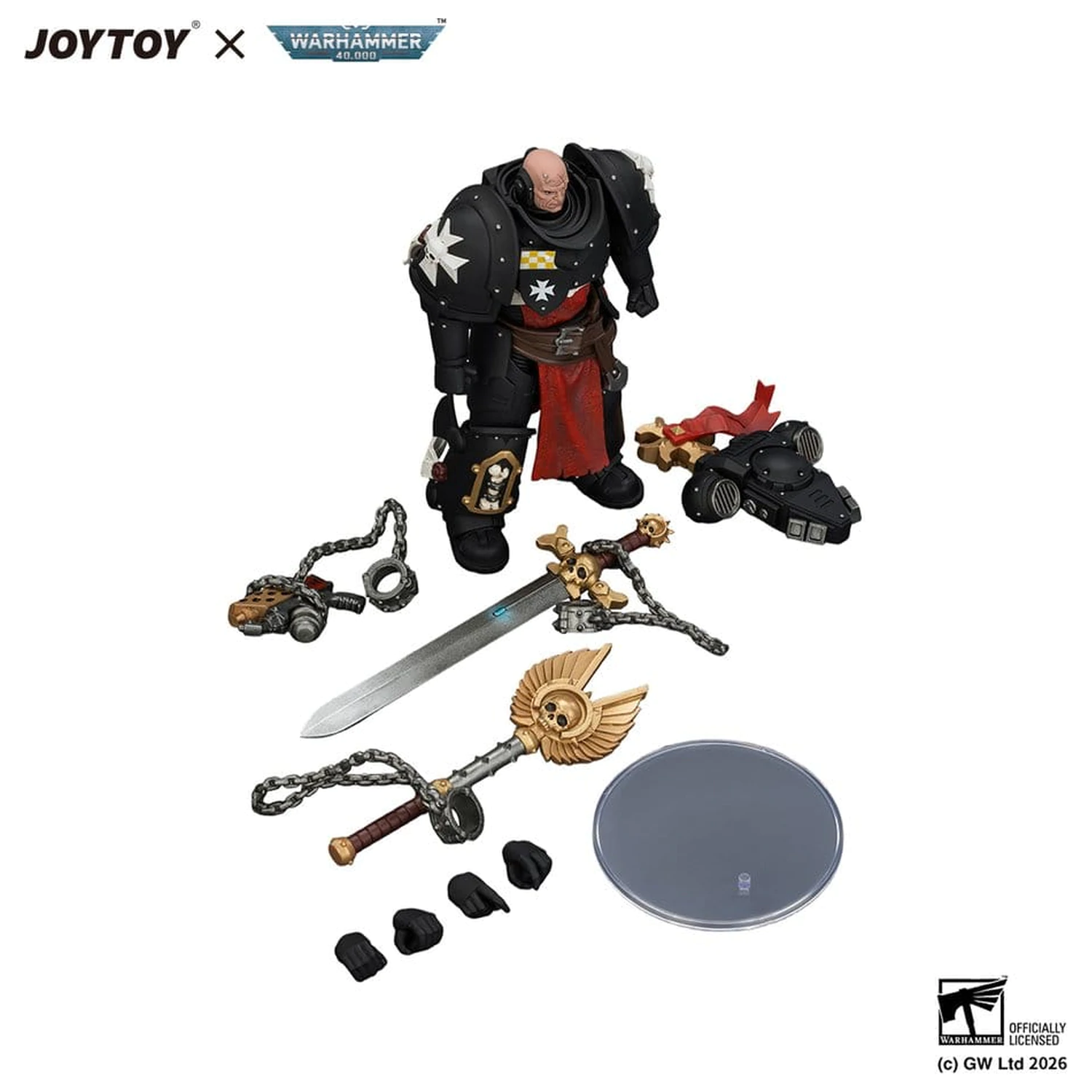 Warhammer Action-Figur Black Templars Execrator 1 12 cm Produktfoto