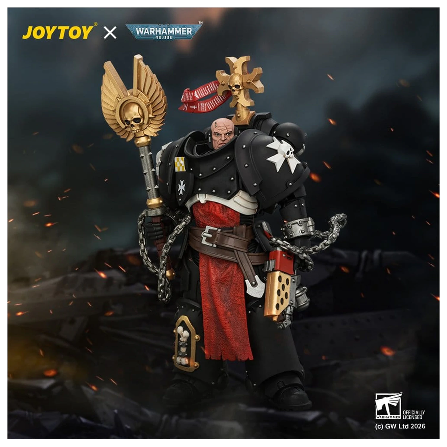 Warhammer Action-Figur Black Templars Execrator 1 12 cm Produktfoto