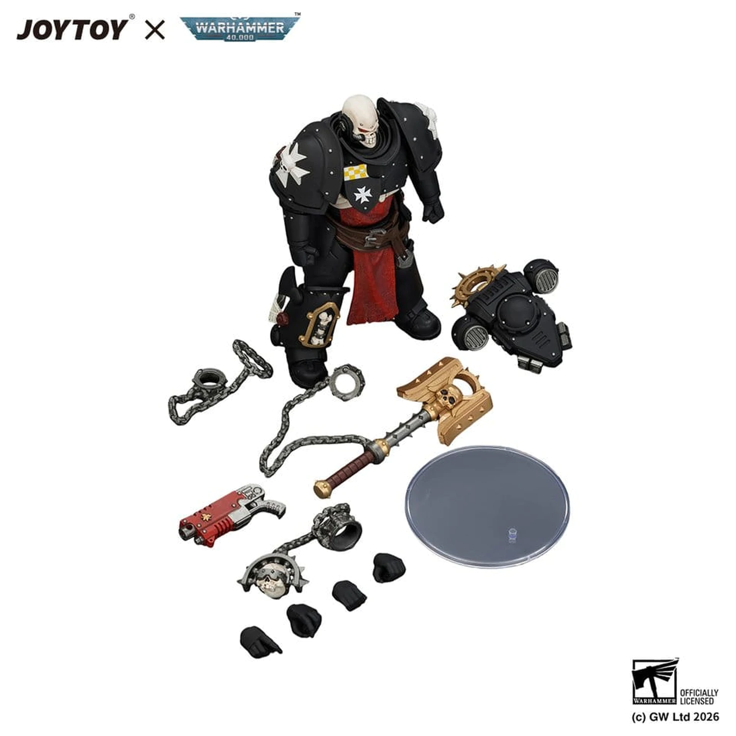 Warhammer Actionfigur Black Templars Execrator 2 12 cm Produktfoto