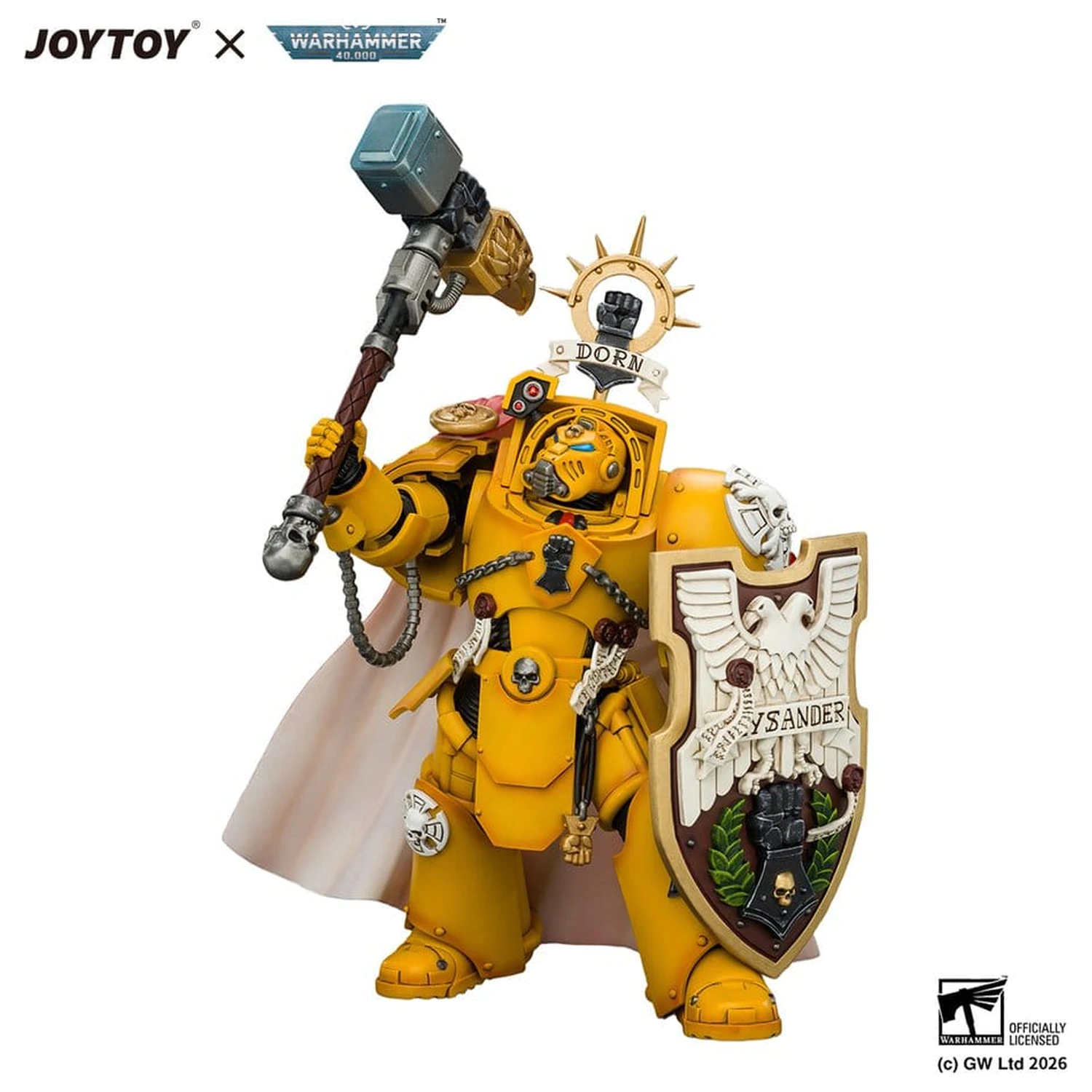 Warhammer Actionfigur Imperial Fists Darnath Lysander 14 cm Produktfoto