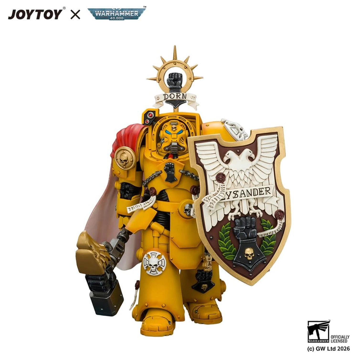 Warhammer Actionfigur Imperial Fists Darnath Lysander 14 cm Produktfoto