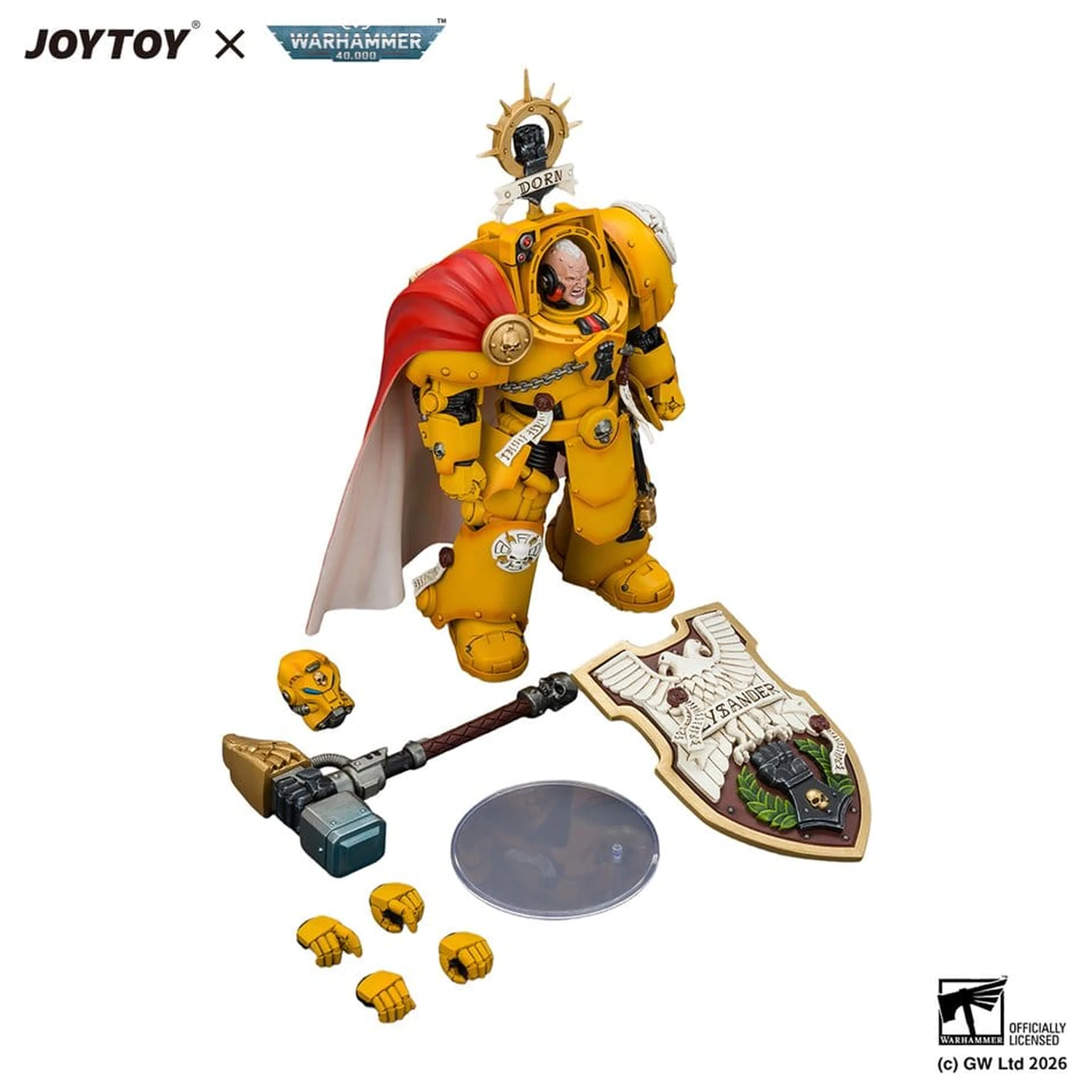 Warhammer Actionfigur Imperial Fists Darnath Lysander 14 cm Produktfoto