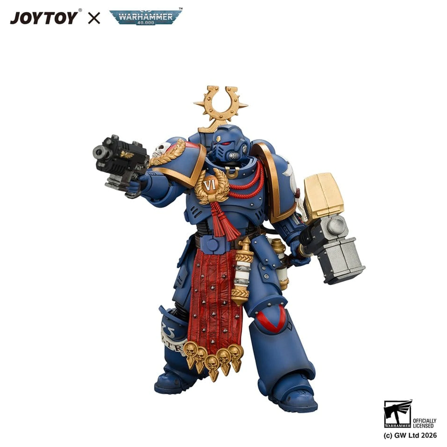 Warhammer Actionfigur Ultramarines Ferren Areios 12 cm Produktfoto