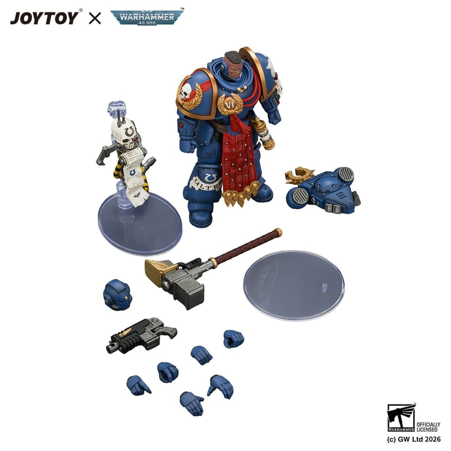 Warhammer Actionfigur Ultramarines Ferren Areios 12 cm Produktfoto