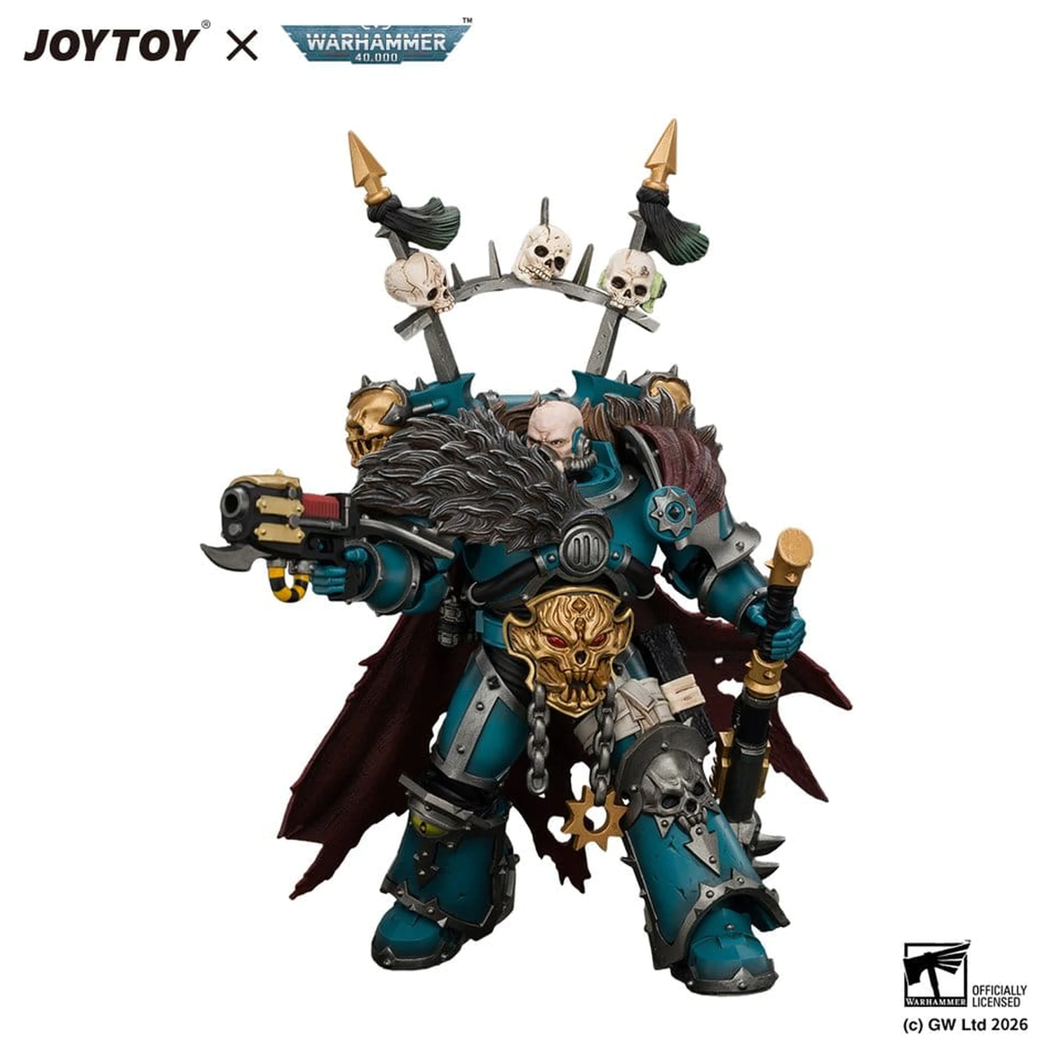 Warhammer Actionfigur Alpha Legion Chaos Lord 13 cm Produktfoto