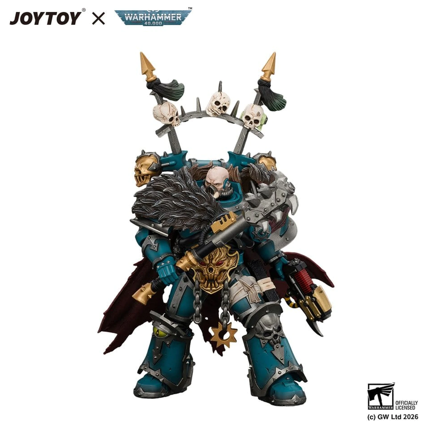 Warhammer Actionfigur Alpha Legion Chaos Lord 13 cm Produktfoto