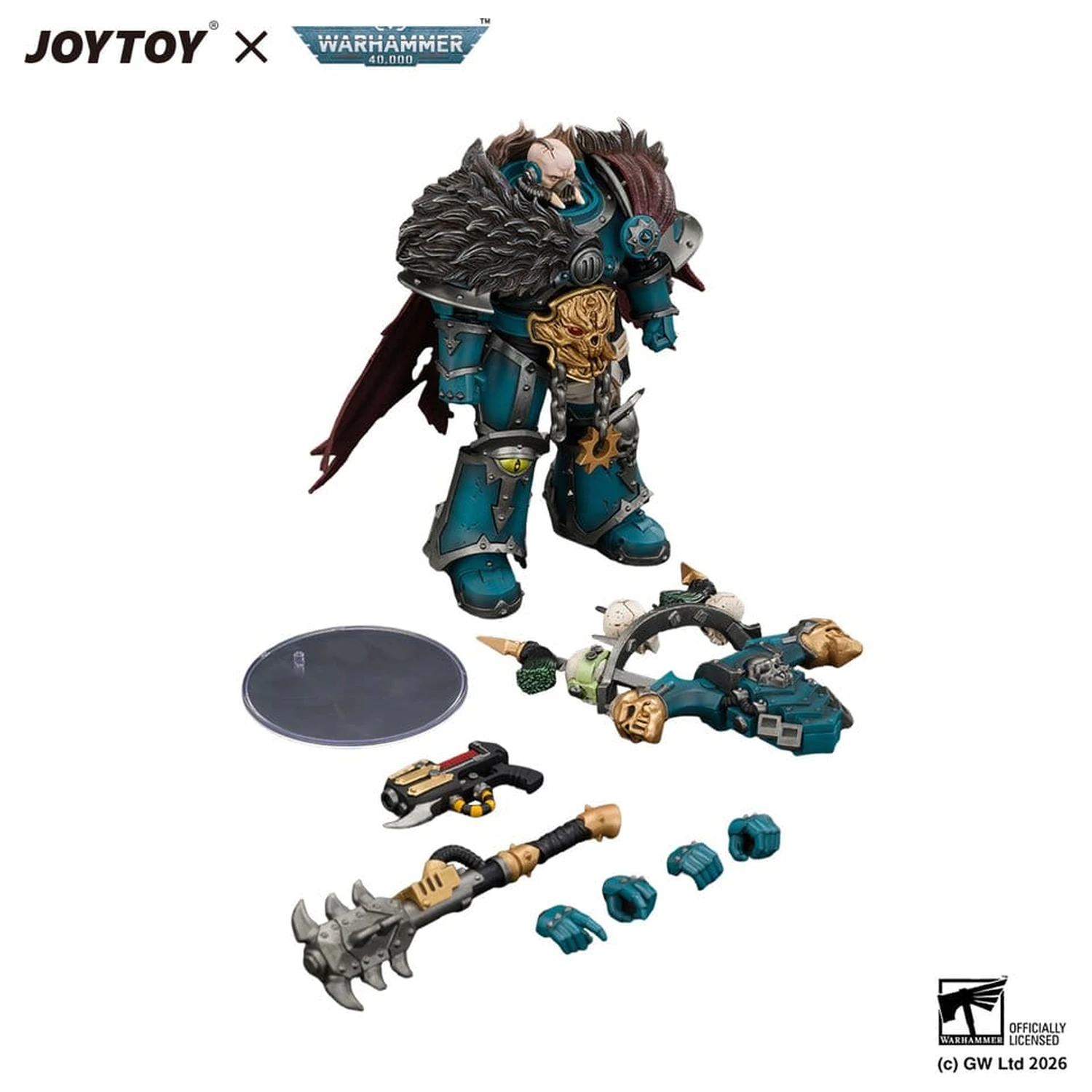 Warhammer Actionfigur Alpha Legion Chaos Lord 13 cm Produktfoto
